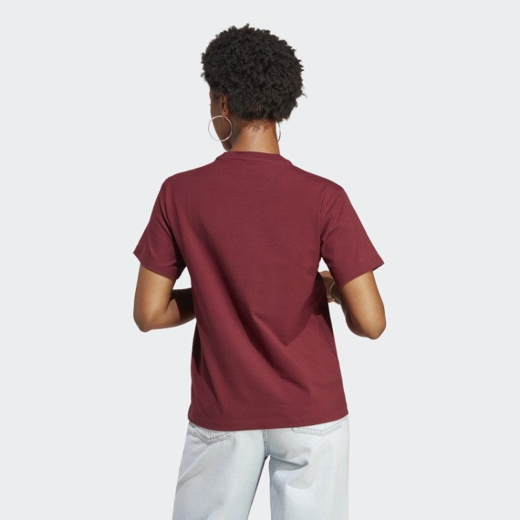 Camiseta Vermelha Adicolor Classics Com Trevo Adidas