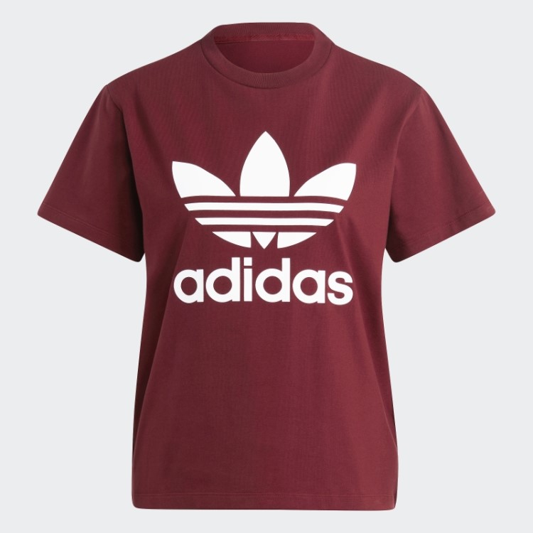 Camiseta Vermelha Adicolor Classics Com Trevo Adidas