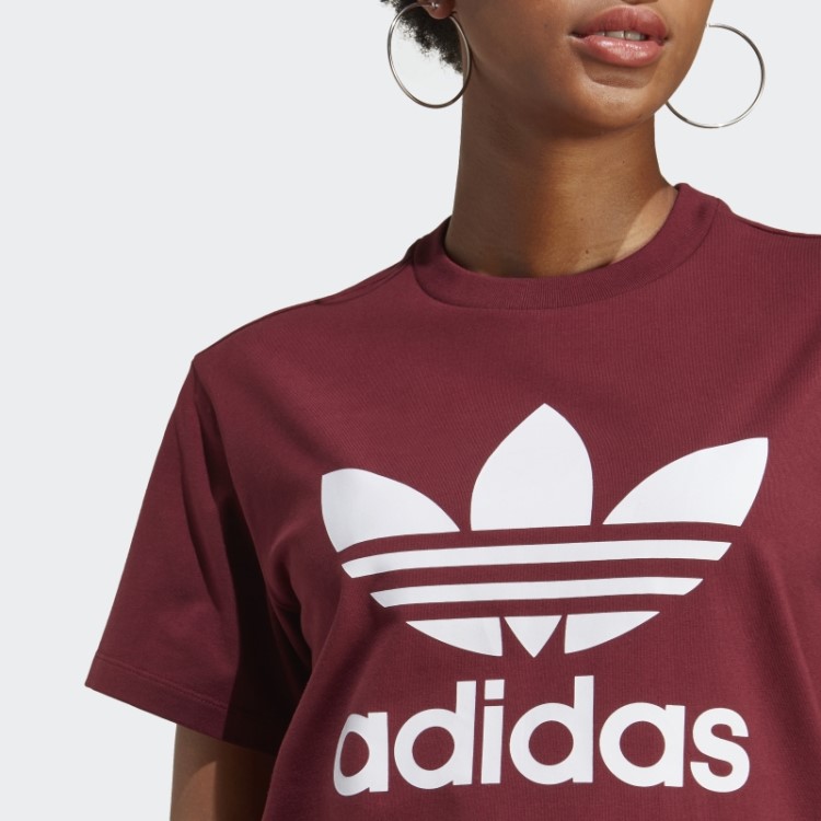 Camiseta Vermelha Adicolor Classics Com Trevo Adidas