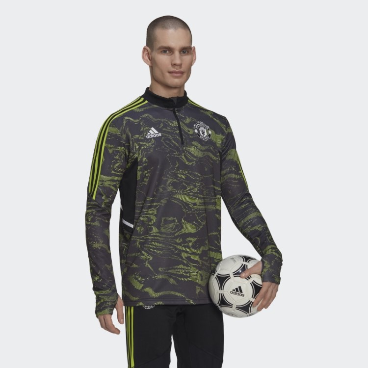 Adidas Manchester United Condivo 22 Training Top Slime