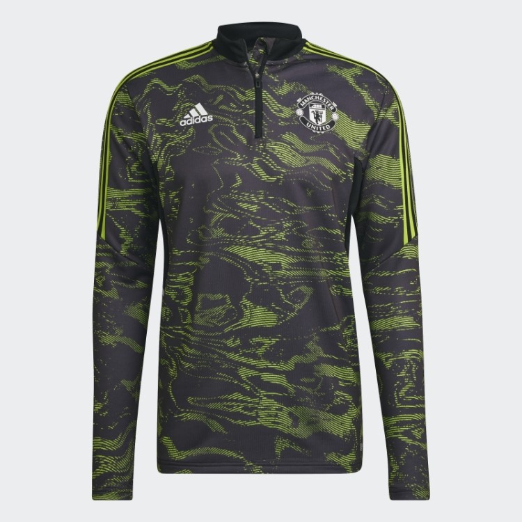 Adidas Manchester United Condivo 22 Training Top Slime