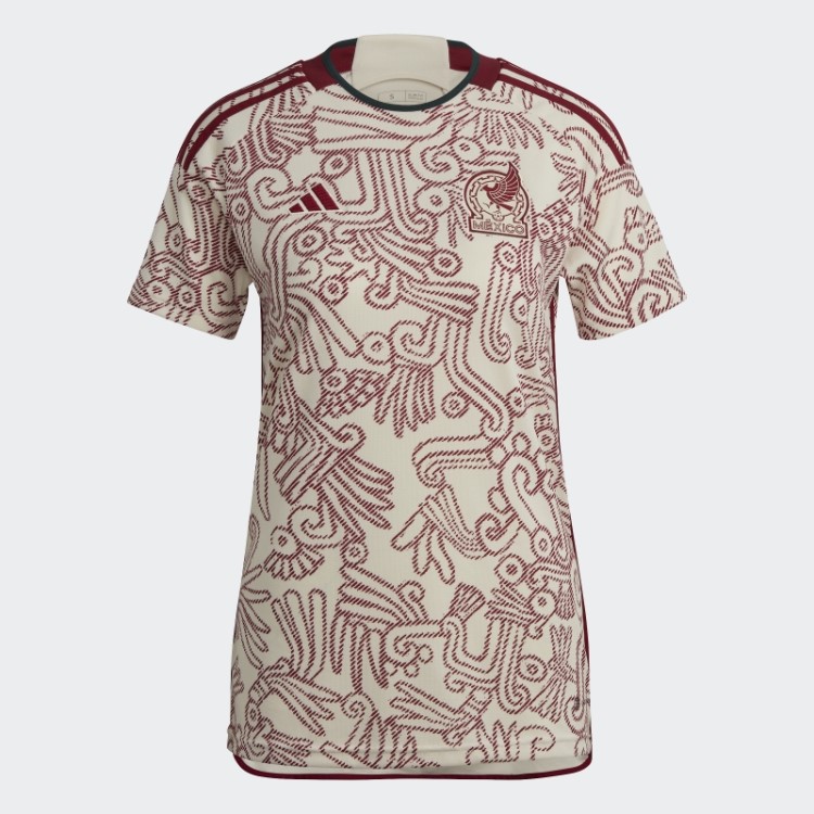 Camisa Branca Adidas México 22 Fora