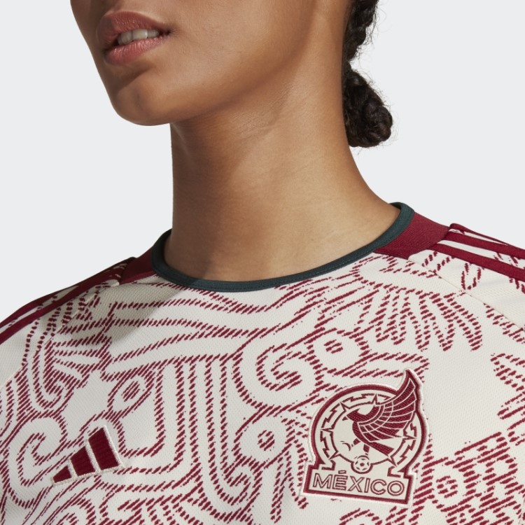 Camisa Branca Adidas México 22 Fora