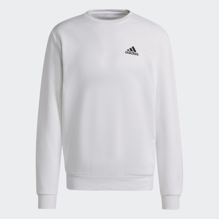 Moletom De Lã Essencial Branco Adidas