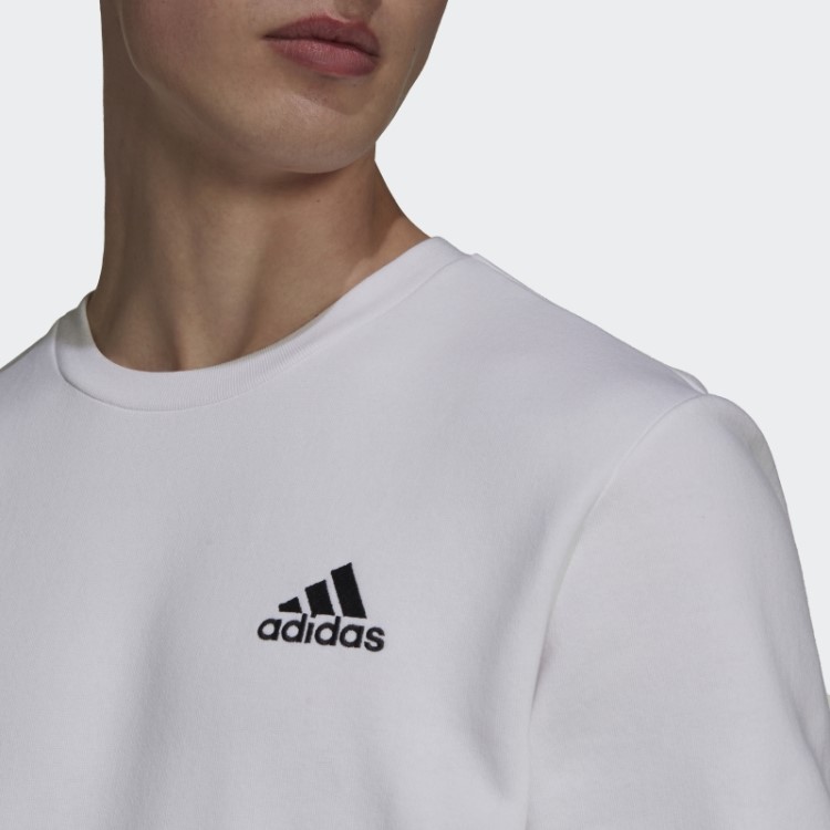 Moletom De Lã Essencial Branco Adidas