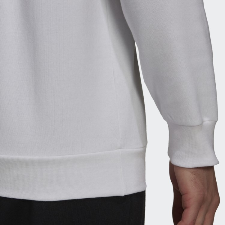 Moletom De Lã Essencial Branco Adidas