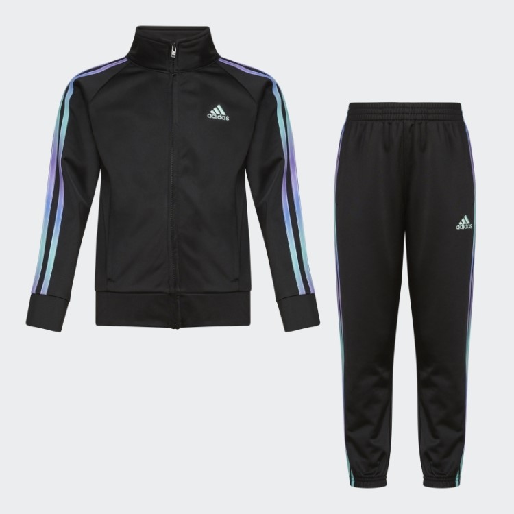 Conjunto De Tricô Preto Gradiente 3s Adidas