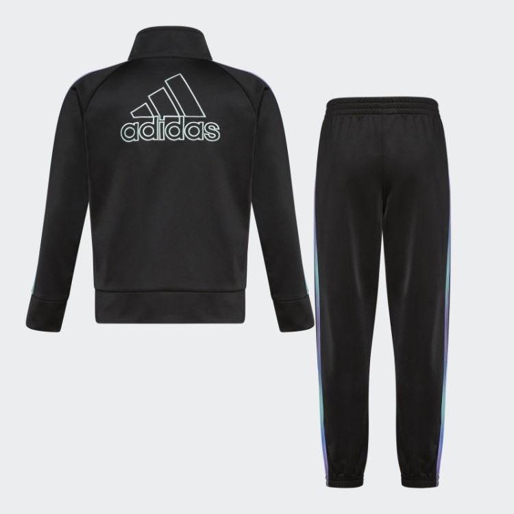 Conjunto De Tricô Preto Gradiente 3s Adidas