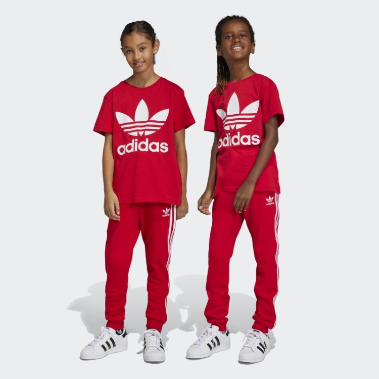 Calça 3 Listras Adidas Escarlate