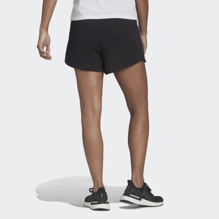 Bermuda Com As Três Listras Preta Quente Adidas Sportswear Future Icons