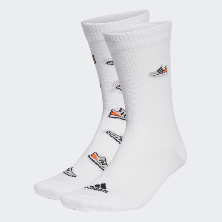 Run X Ultraboost Sapato Love Graphic Meias 2 Pares Branco Adidas