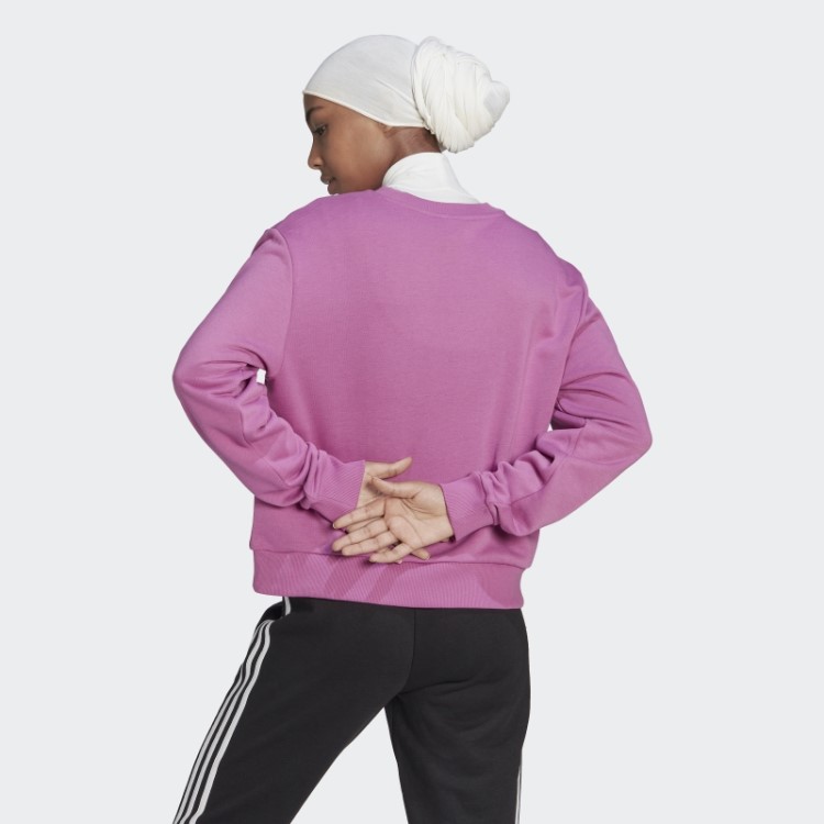 Lilás Adidas Essentials Logo Moletom Solto
