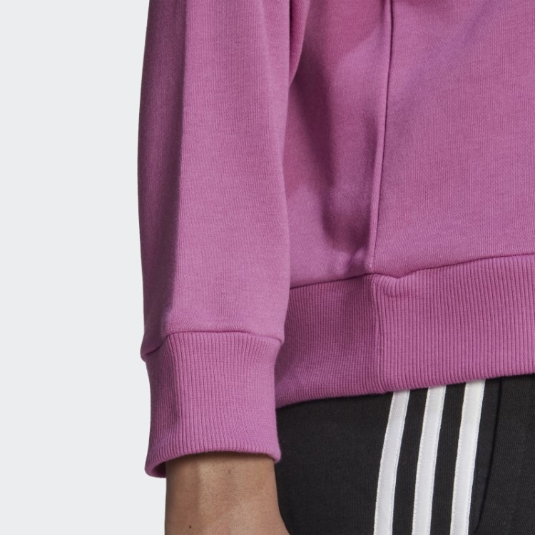 Adidas Essentials Logo Moletom Solto Lilás