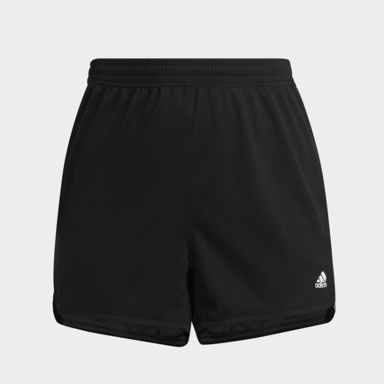 Short De Malha Com As Três Listras Adidas Pacer Preto (tamanho Grande)