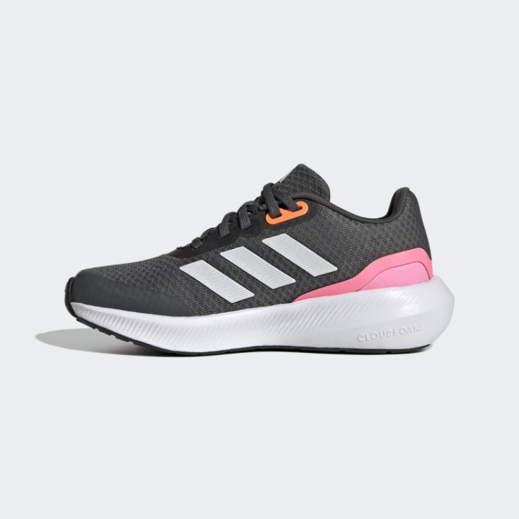 Tênis Esportivo Cinza Adidas Falcon 3 Com Cadarço