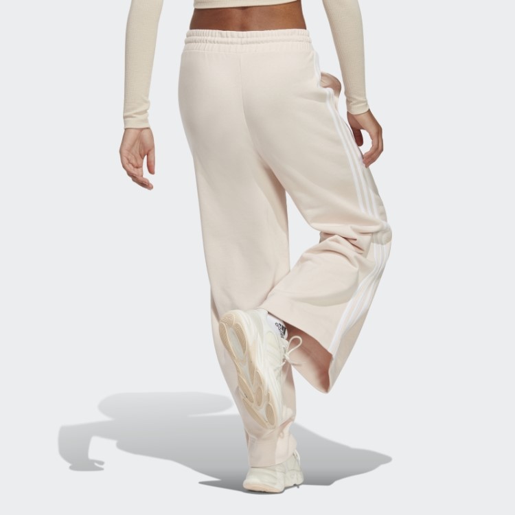 Essentials 3 Listras French Terry Calça Larga Quartz Adidas
