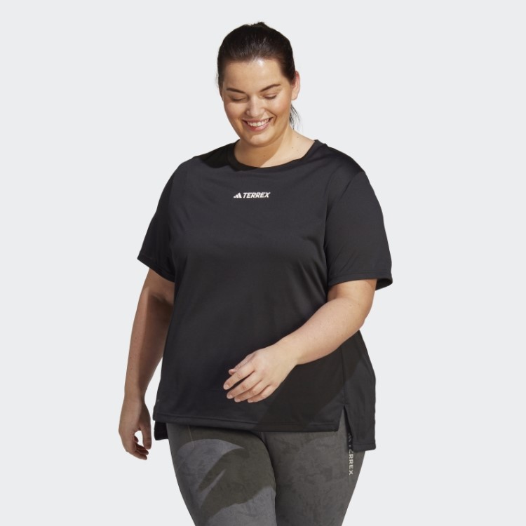 T-shirt Terrex Multi (tamanho Grande) Preto Adidas