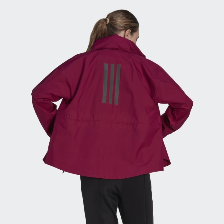 Casaco Terrex Traveer Rain.rdy Adidas Berry