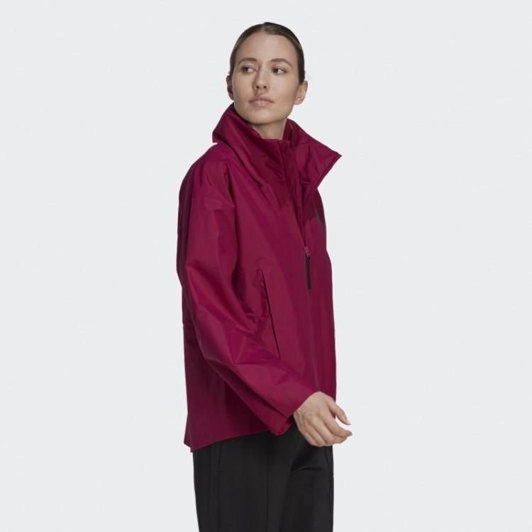Casaco Terrex Traveer Rain.rdy Adidas Berry