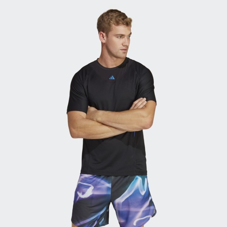 T-shirt De Treino Elevado Heat.rdy Hiit Preto Adidas