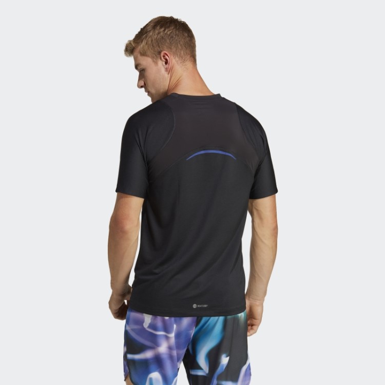 T-shirt De Treino Elevado Heat.rdy Hiit Preto Adidas