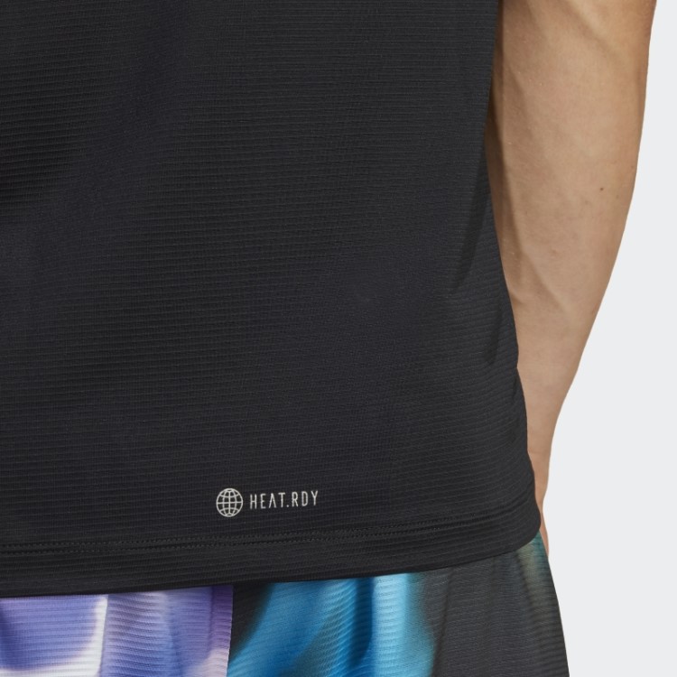 T-shirt De Treino Elevado Heat.rdy Hiit Preto Adidas