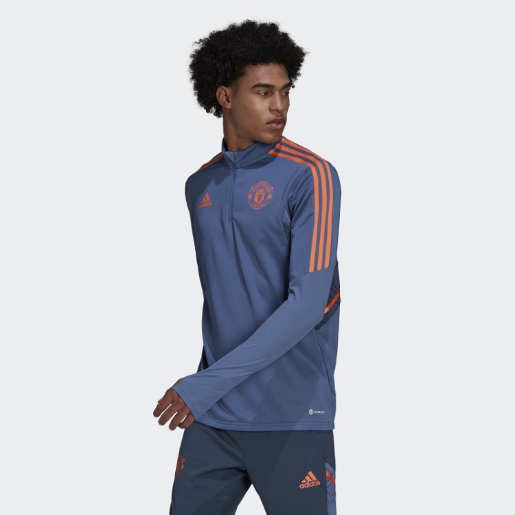 Top De Treino Manchester United Condivo 22 Azul Adidas