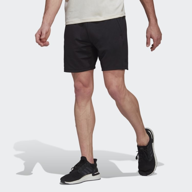 Bermuda Preta Para Yoga Adidas