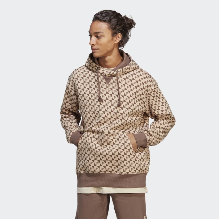 Moletom Bege All Szn X Logomania Adidas