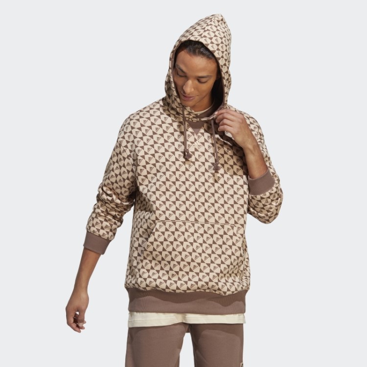 Moletom Bege All Szn X Logomania Adidas