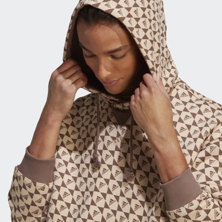 Moletom Bege All Szn X Logomania Adidas