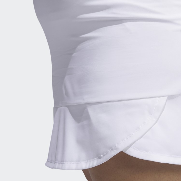 Adidas Babados Skort (tamanho Grande) Branco
