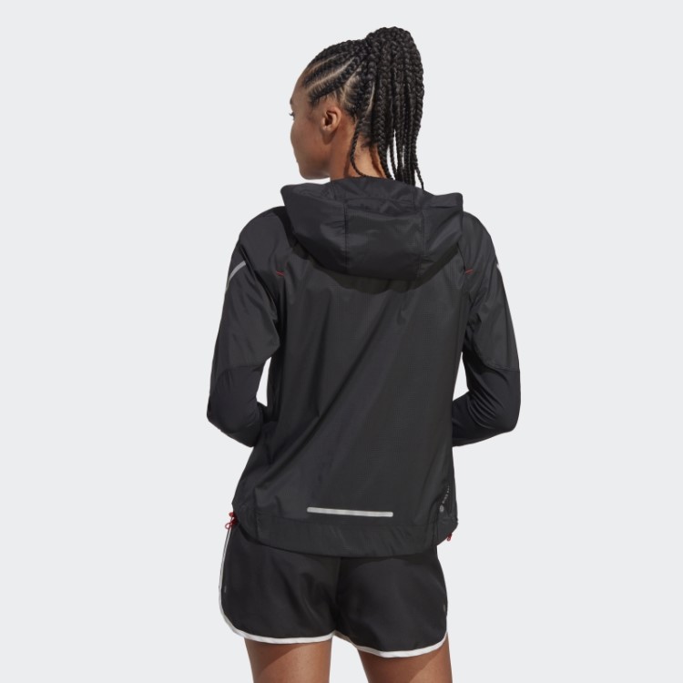 Jaqueta De Corrida Rápida Adidas Preta