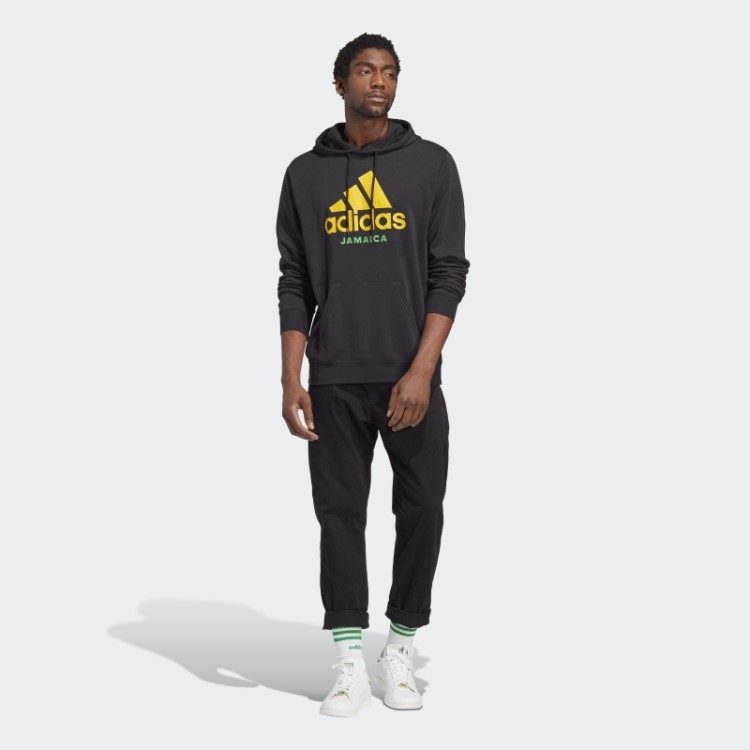 Moletom Preto Adidas Jamaica Dna