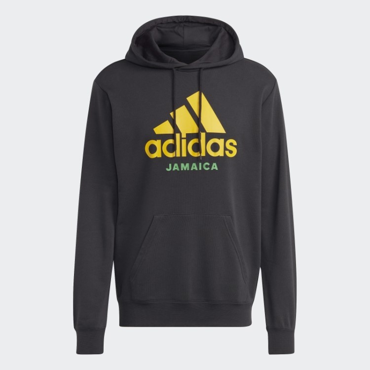 Moletom Preto Adidas Jamaica Dna