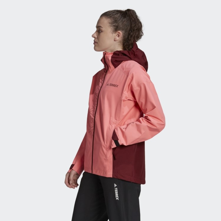 Jaqueta De Chuva Adidas Terrex Gore-tex Paclite Vermelho ácido