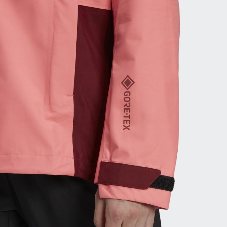 Jaqueta De Chuva Adidas Terrex Gore-tex Paclite Vermelho ácido