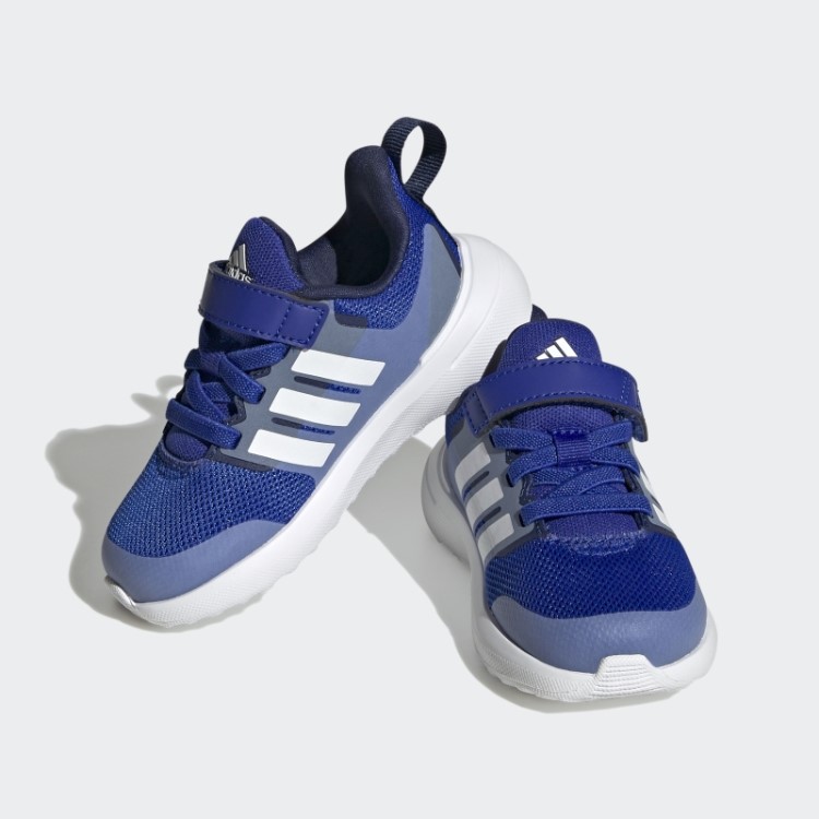 Fortarun 2.0 Cloudfoam Sapatilha De Renda Elástica Azul Adidas