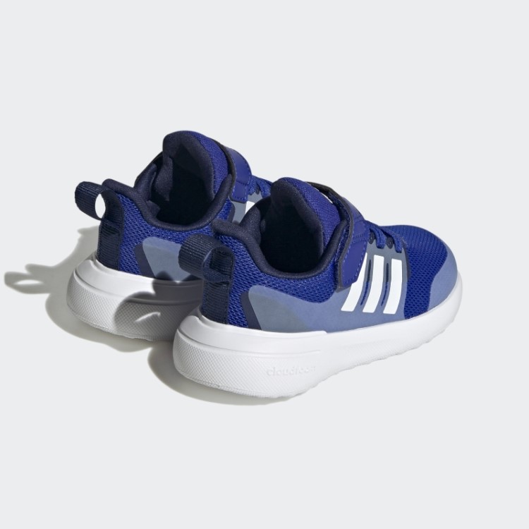 Fortarun 2.0 Cloudfoam Sapatilha De Renda Elástica Azul Adidas