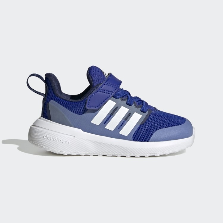 Sapato De Renda Elástico Fortarun 2.0 Cloudfoam Azul Adidas