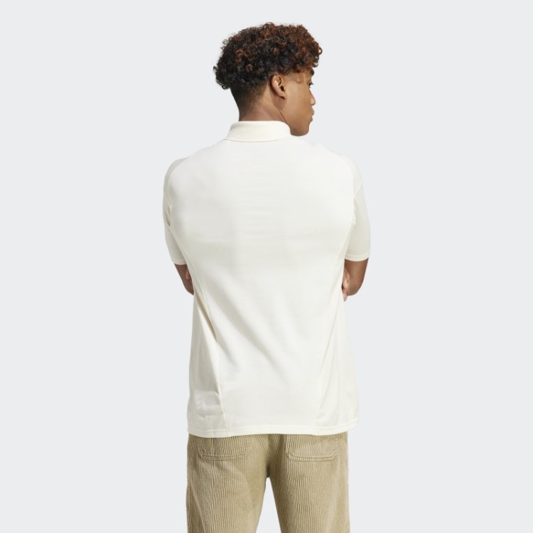Camisa Polo De Algodão Itália Tiro 23 Branca Adidas