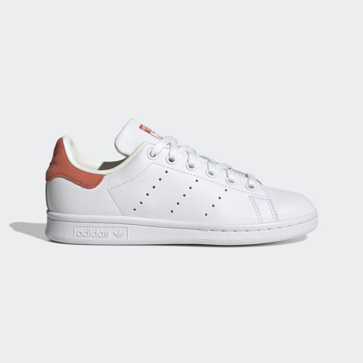Elegantes Sapatos Vermelhos Adidas Stan Smith