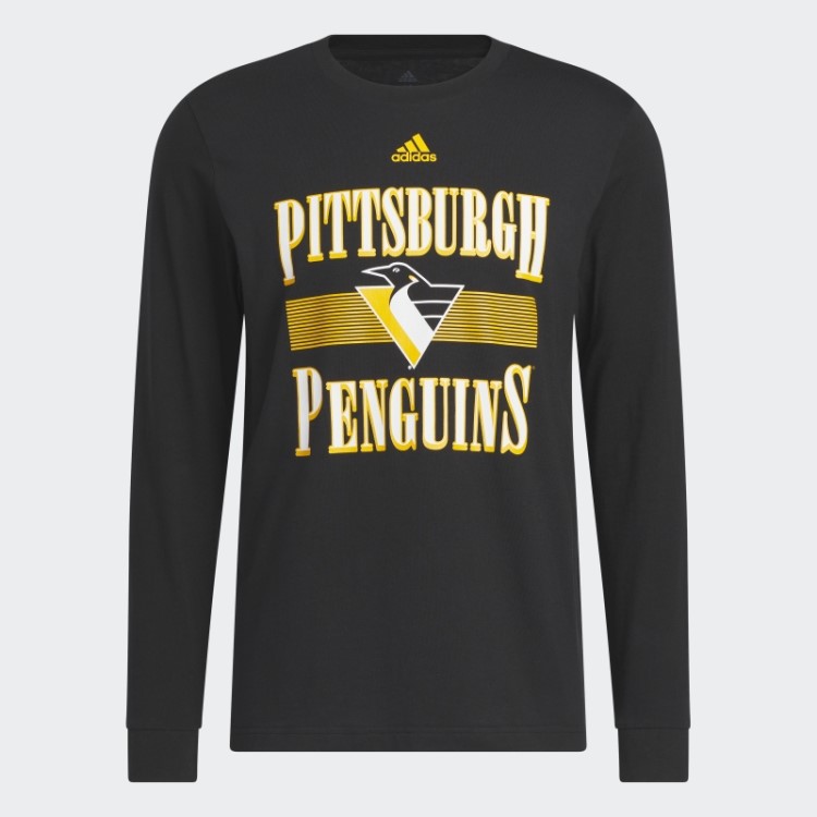 Camiseta Manga Longa Adidas Black Penguins Playmaker