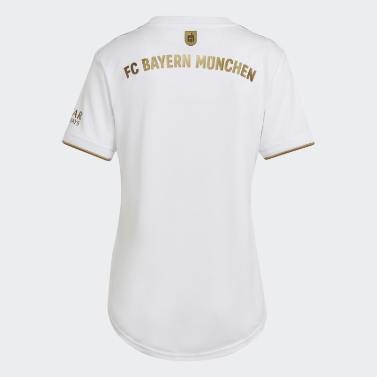 Camisa Away Do Fc Bayern 22/23 Branca Adidas