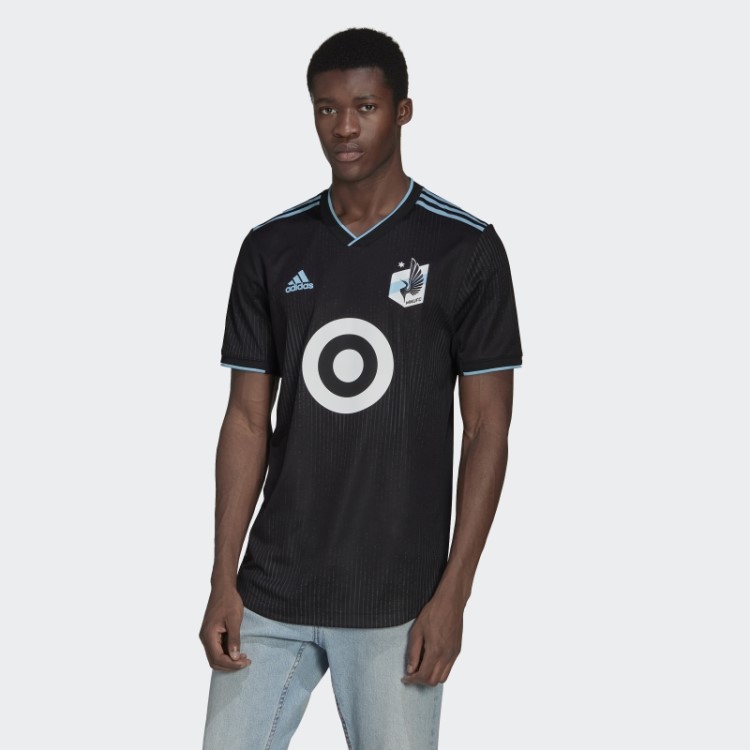 Minnesota United Fc 22/23 Home Autêntico Jersey Preto Adidas