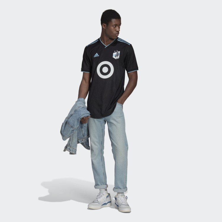Minnesota United Fc 22/23 Home Autêntico Jersey Preto Adidas