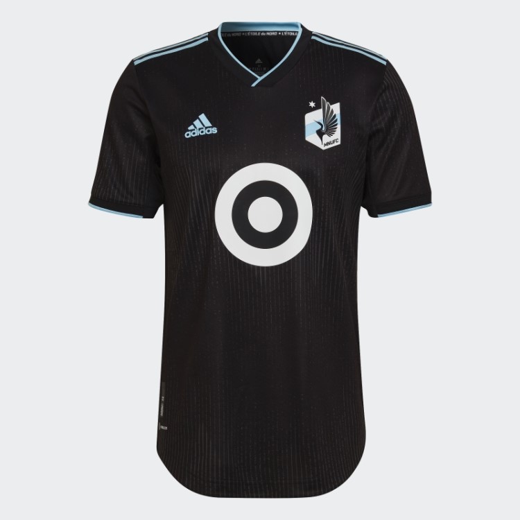 Minnesota United Fc 22/23 Home Autêntico Jersey Preto Adidas