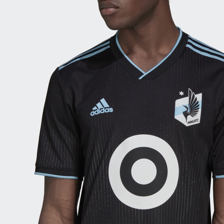 Minnesota United Fc 22/23 Home Autêntico Jersey Preto Adidas