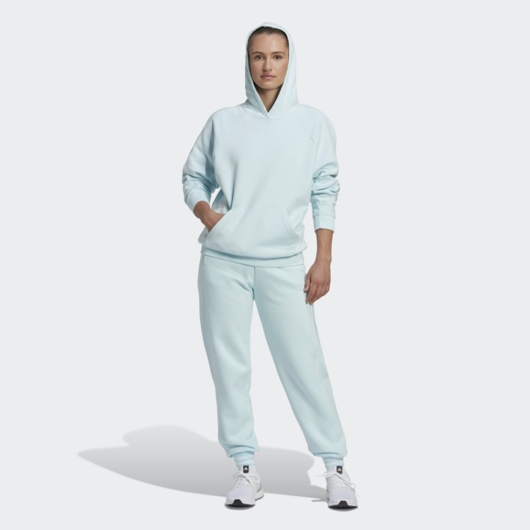 All Szn Moletom De Lã Boyfriend Azul Adidas