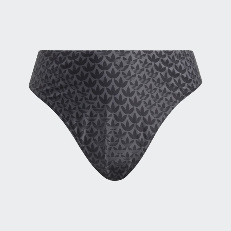 Cueca De Biquíni Monograma Original Preta (plus Size) Adidas